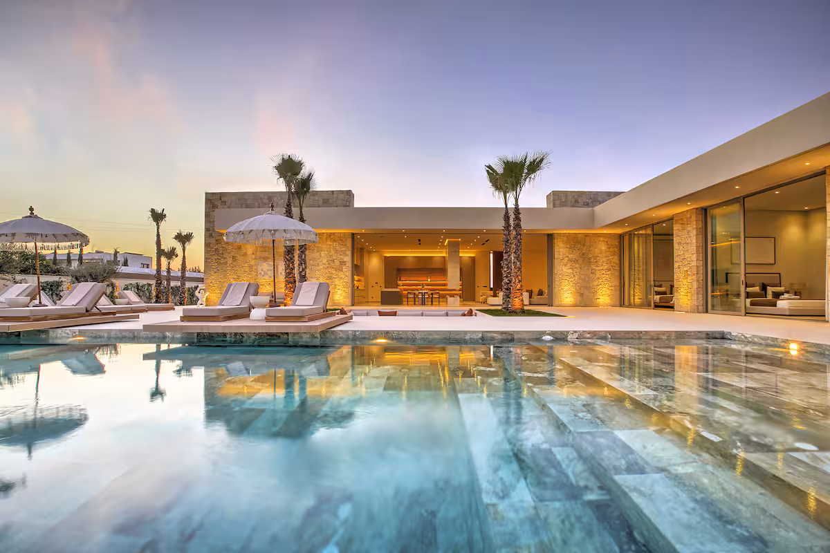 Riad courtyard